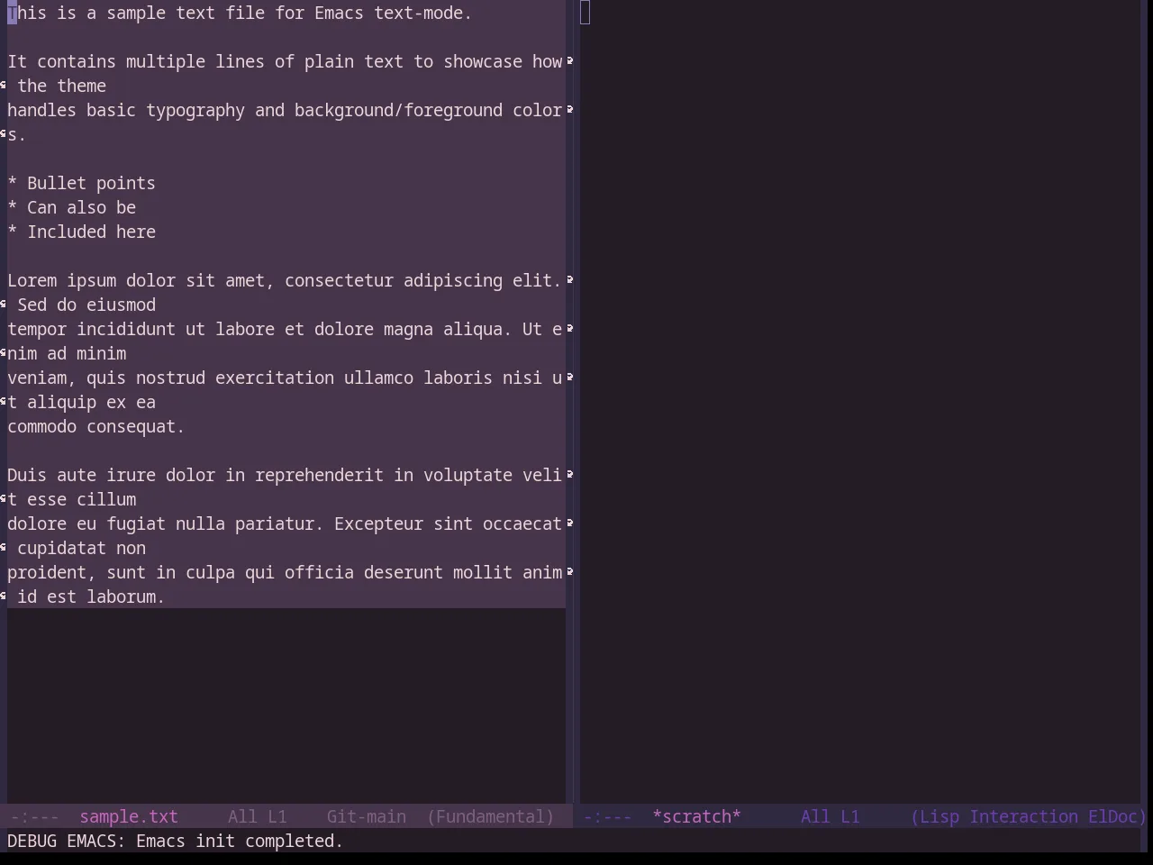 Base16 Uwunicorn Theme in fundamental-mode