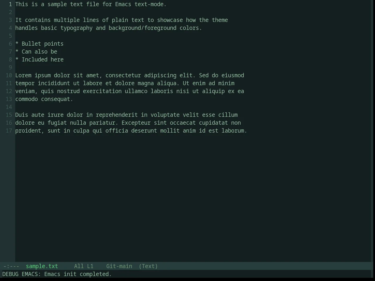 Base16 Valua Theme in text-mode