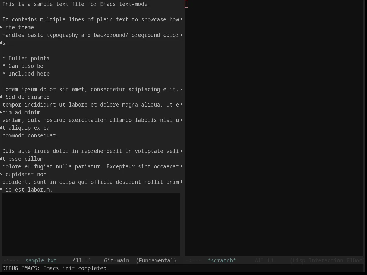 Base16 Vesper Theme in fundamental-mode