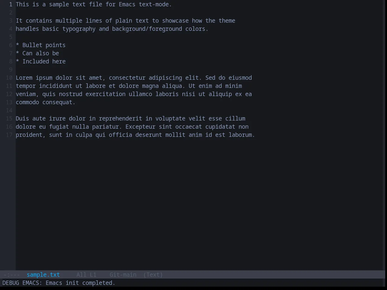 Base16 Vice Theme in text-mode