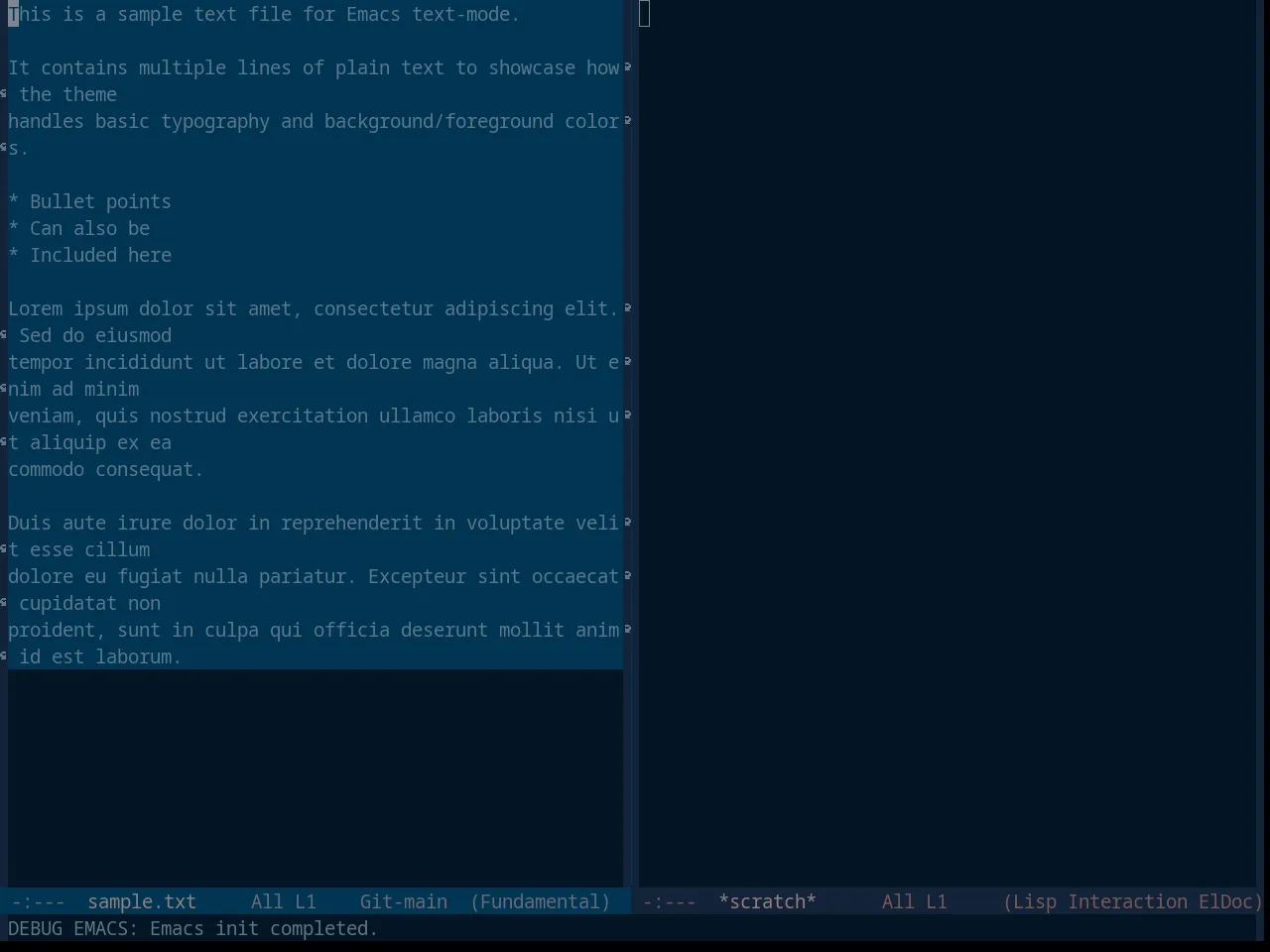 Base16 Vulcan Theme in fundamental-mode
