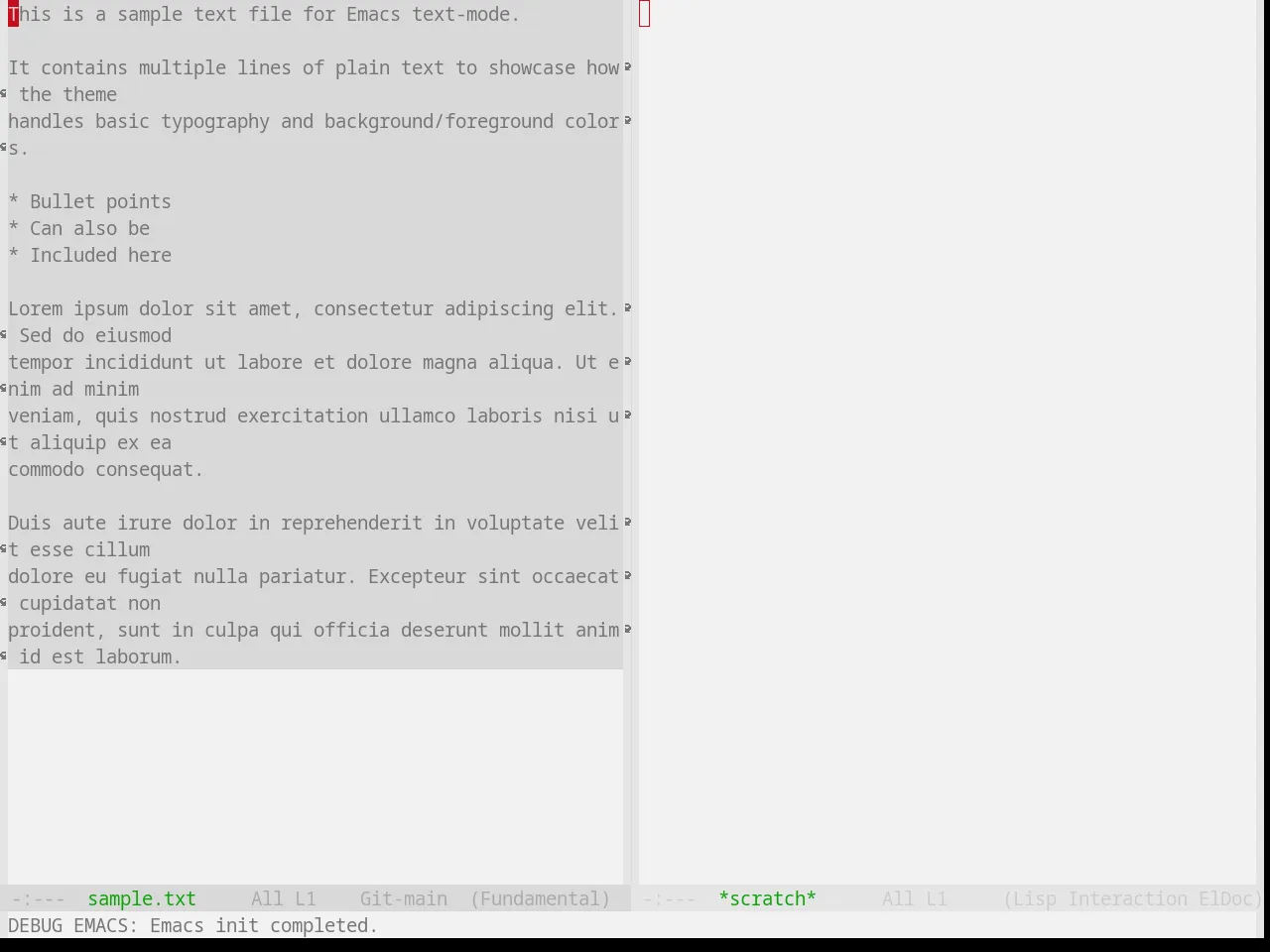 Base16 Windows 10 Light Theme in fundamental-mode