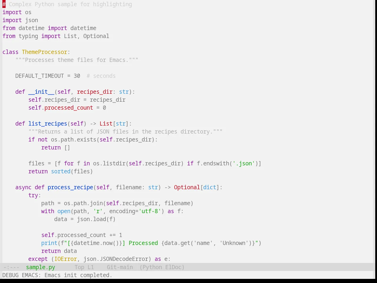 Base16 Windows 10 Light Theme in python-mode