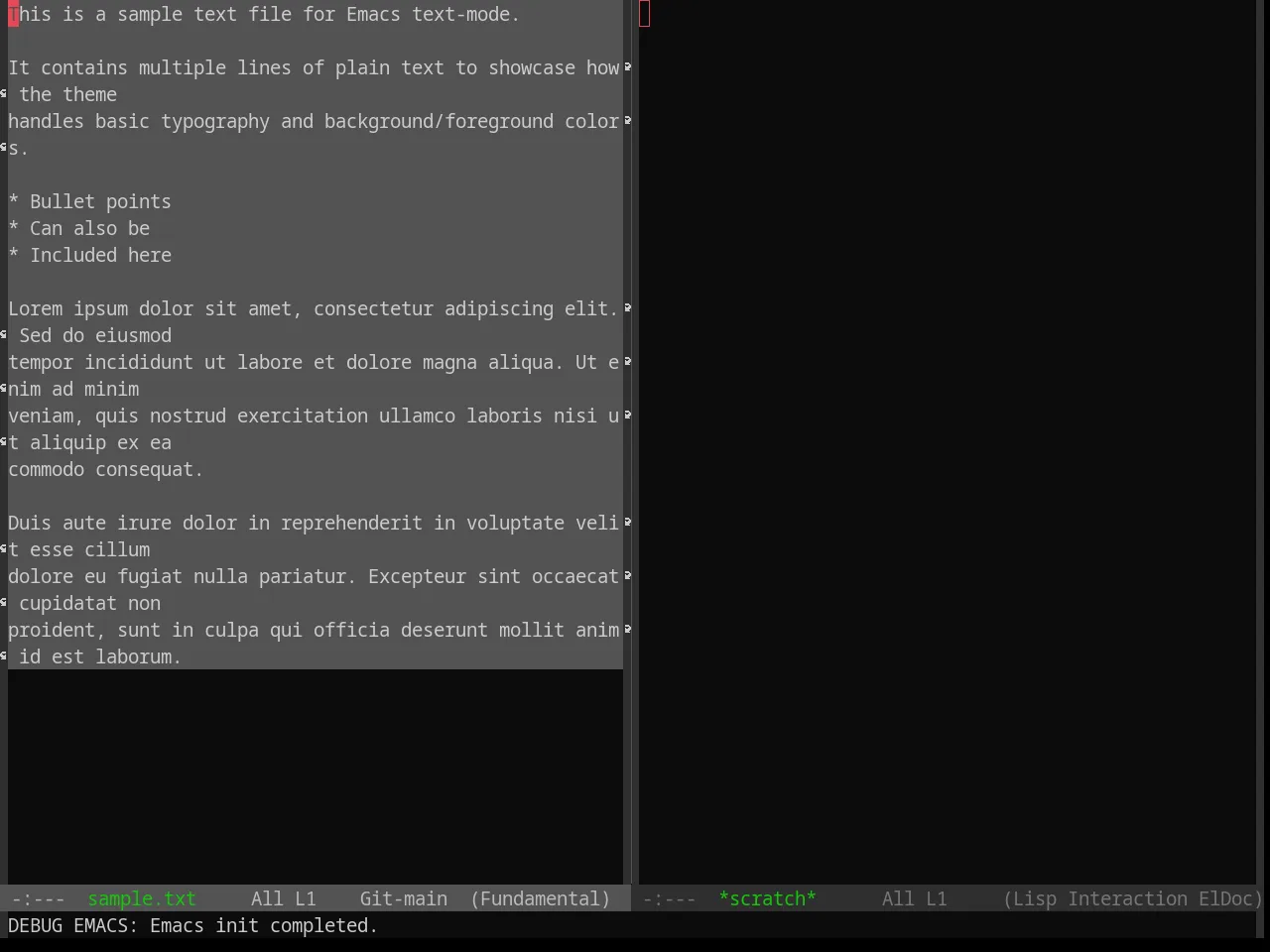 Base16 Windows 10 Theme in fundamental-mode