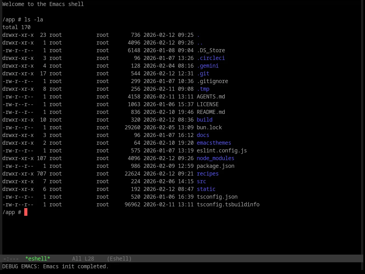 Base16 Windows 95 Theme in eshell