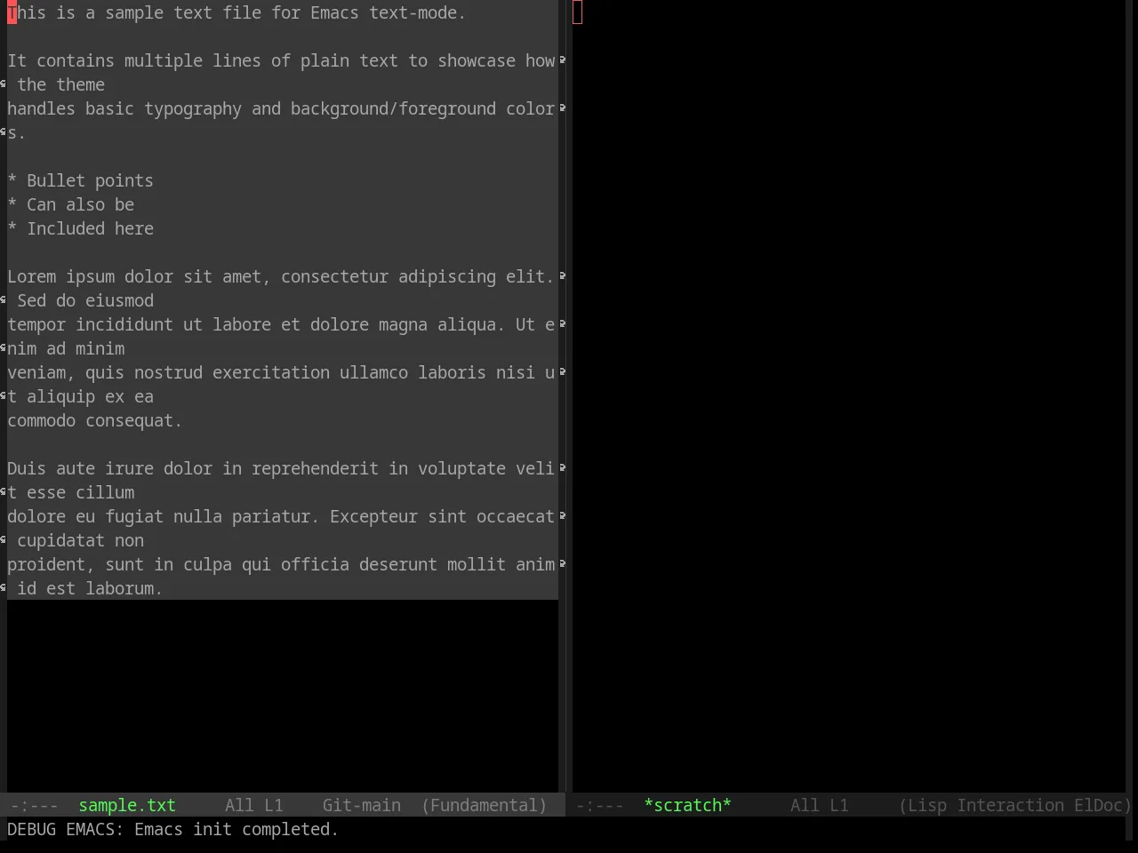 Base16 Windows 95 Theme in fundamental-mode