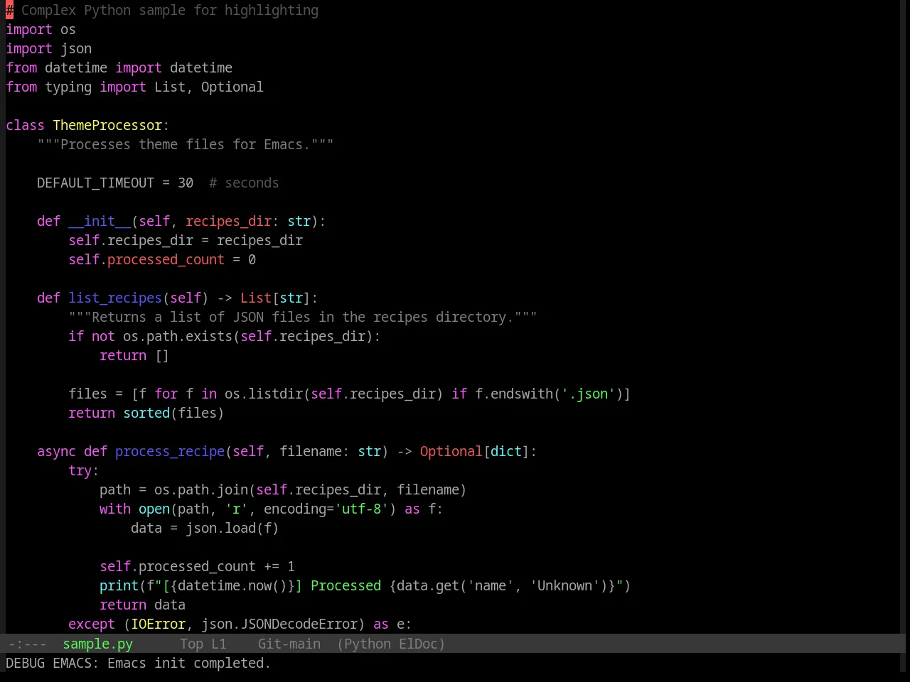 Base16 Windows 95 Theme in python-mode
