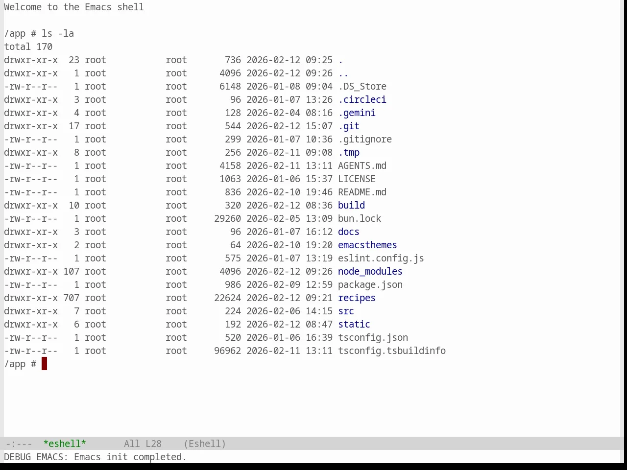 Base16 Windows Highcontrast Light Theme in eshell