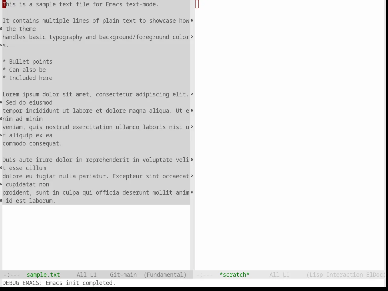 Base16 Windows Highcontrast Light Theme in fundamental-mode
