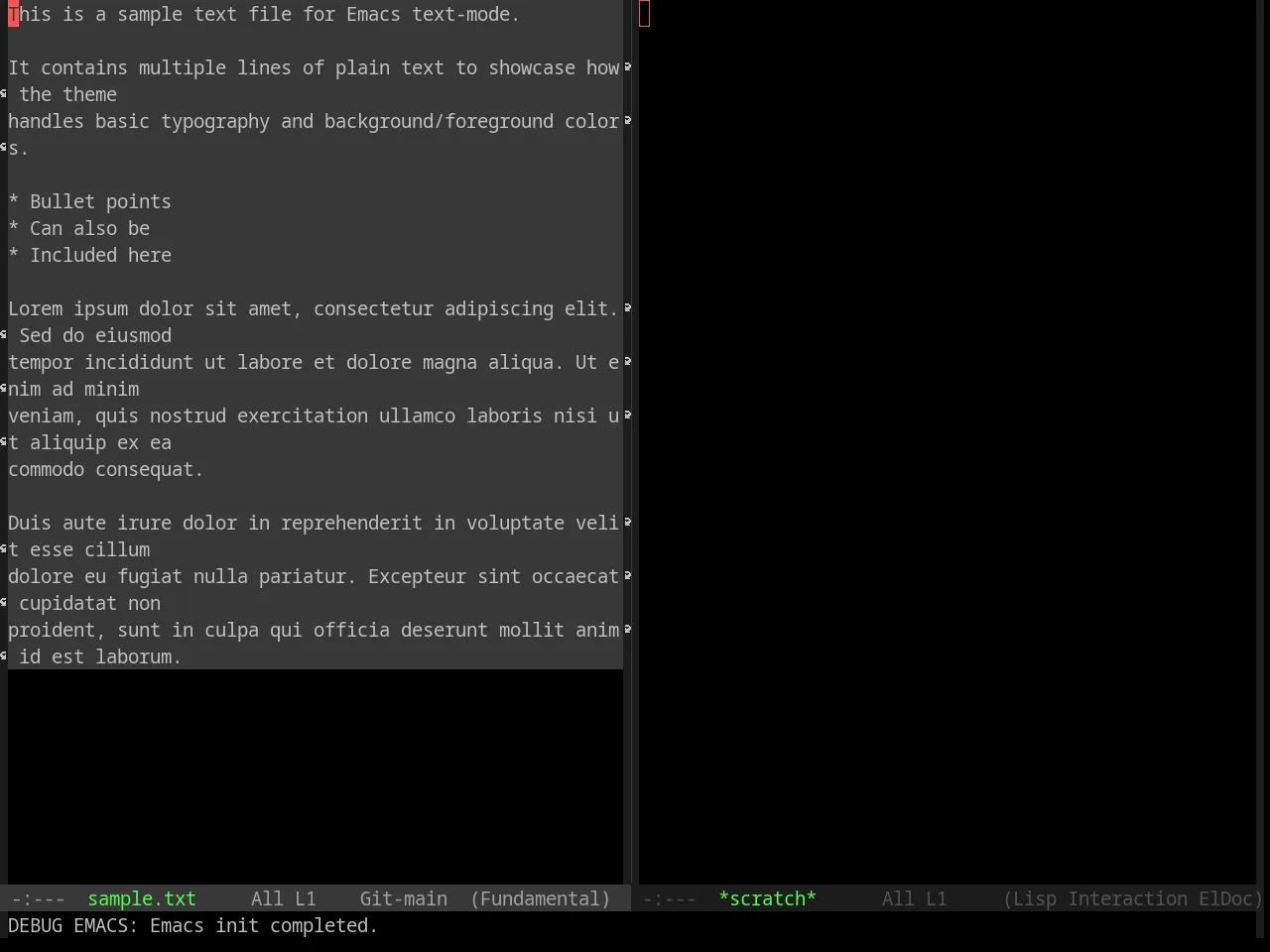 Base16 Windows Highcontrast Theme in fundamental-mode