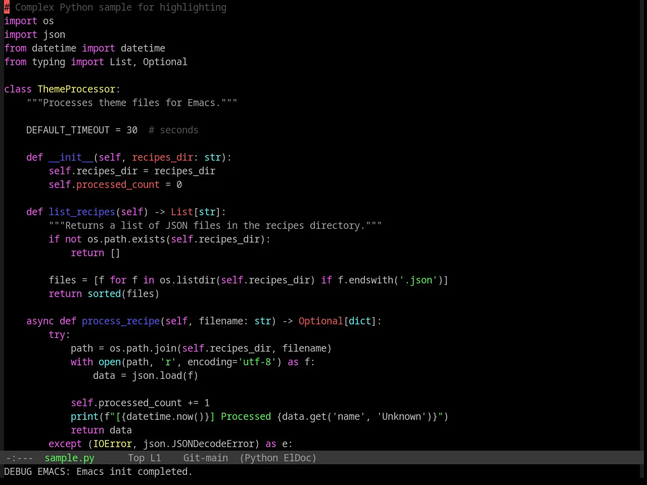 Base16 Windows Highcontrast Theme in python-mode