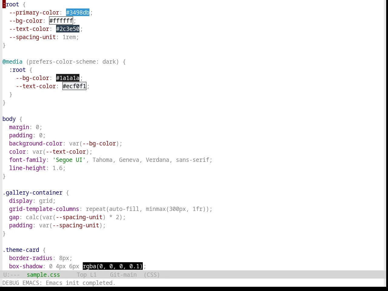 Base16 Windows Nt Light Theme in css-mode