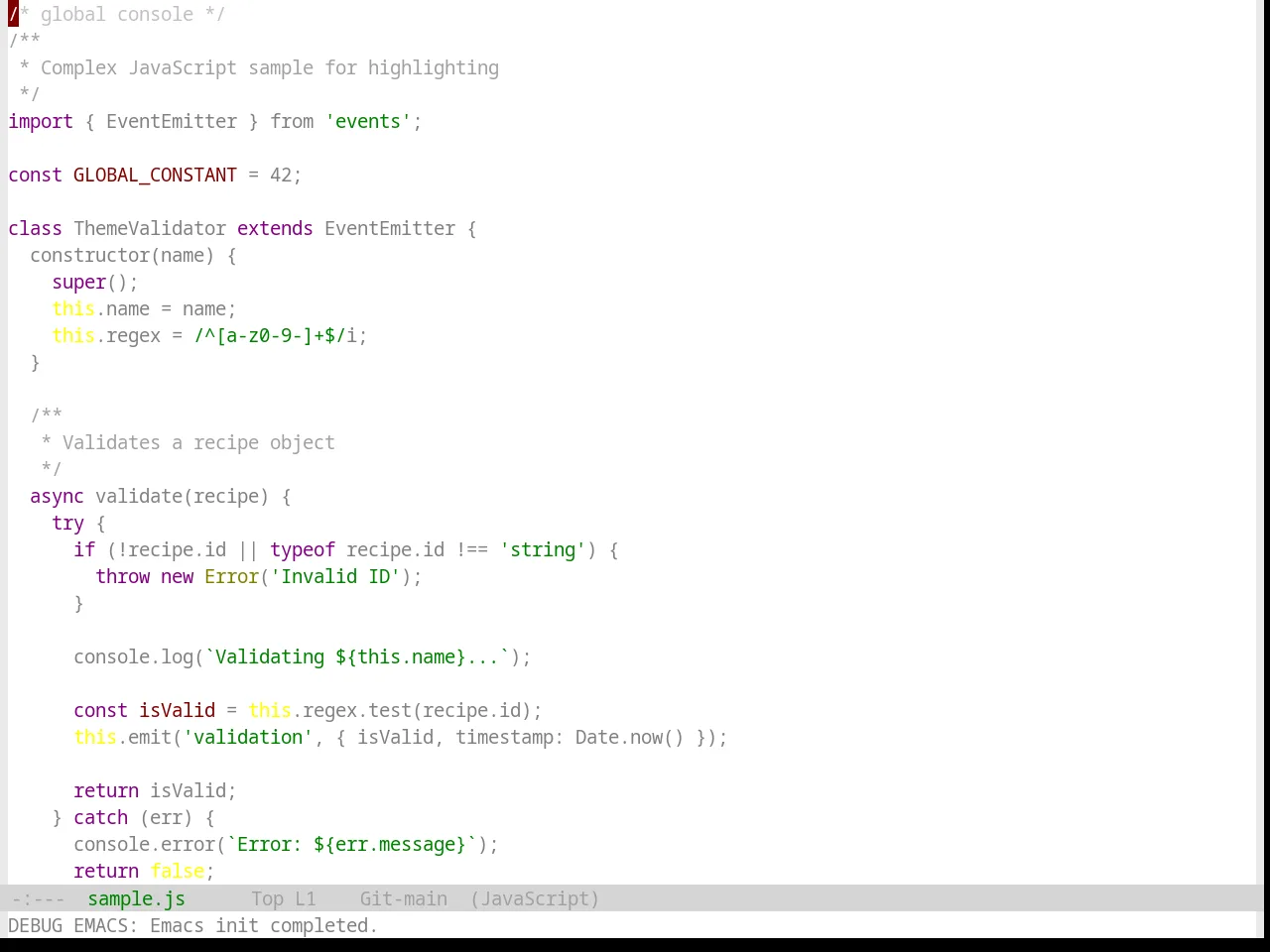 Base16 Windows Nt Light Theme in javascript-mode
