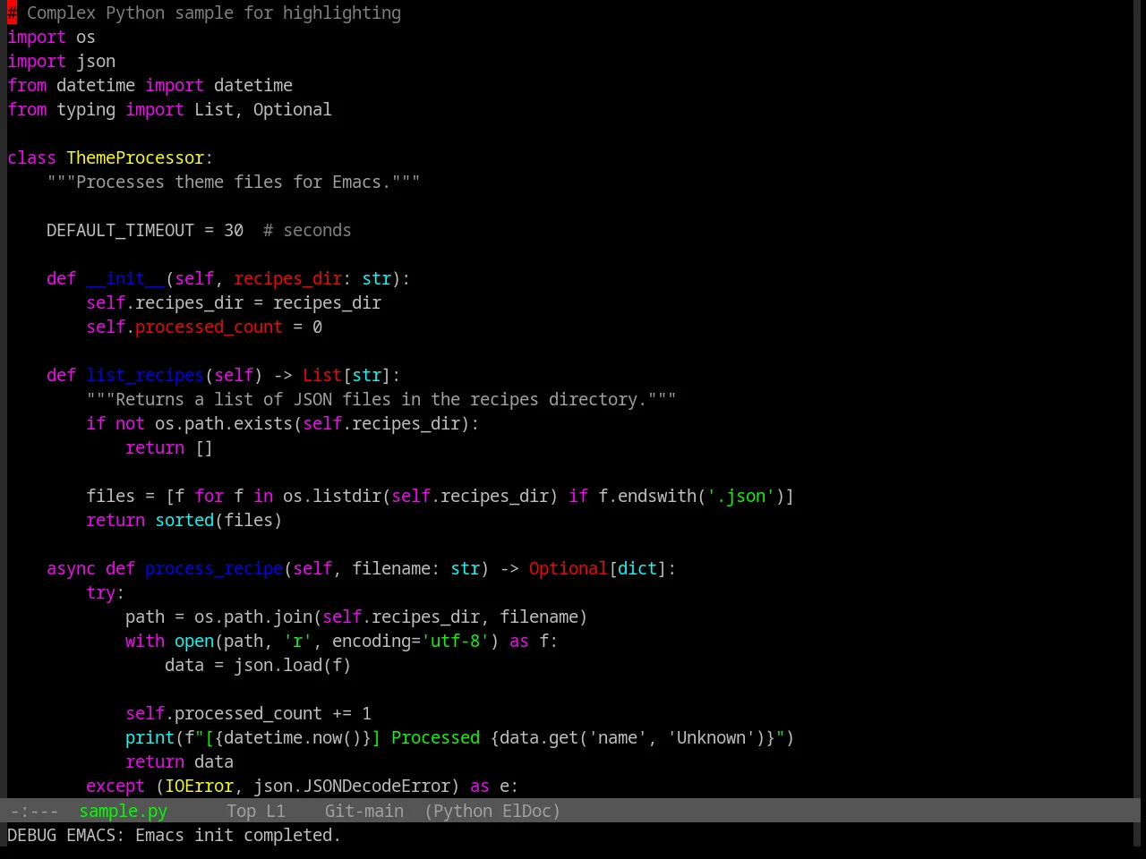 Base16 Windows Nt Theme in python-mode