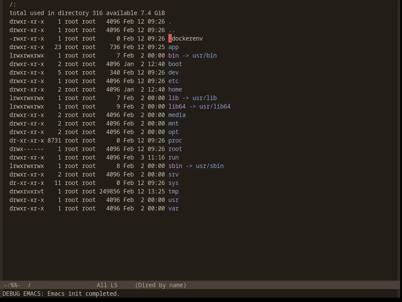Base16 Woodland Theme in dired