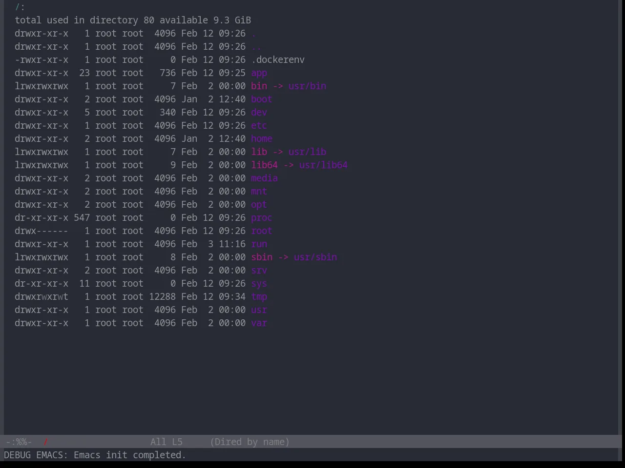 Base16 Xcode Dusk Theme in dired
