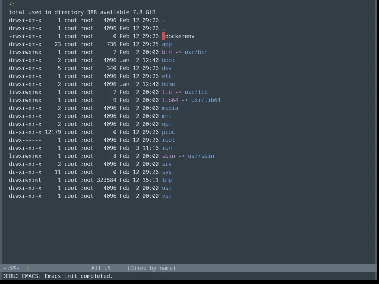 Base16 Yesterday Bright Theme in dired