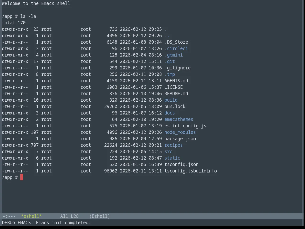 Base16 Yesterday Bright Theme in eshell