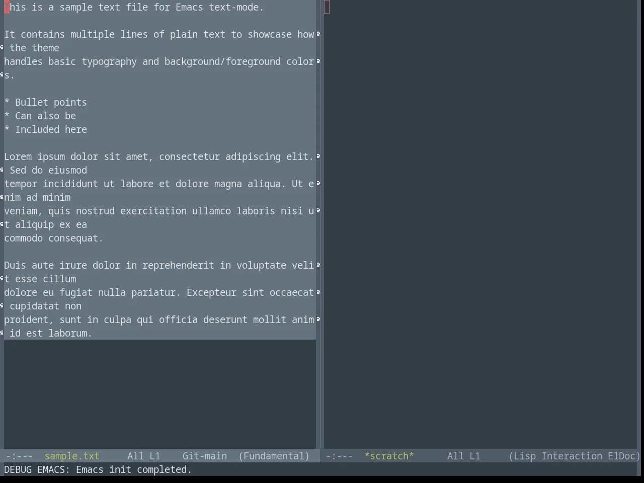 Base16 Yesterday Night Theme in fundamental-mode