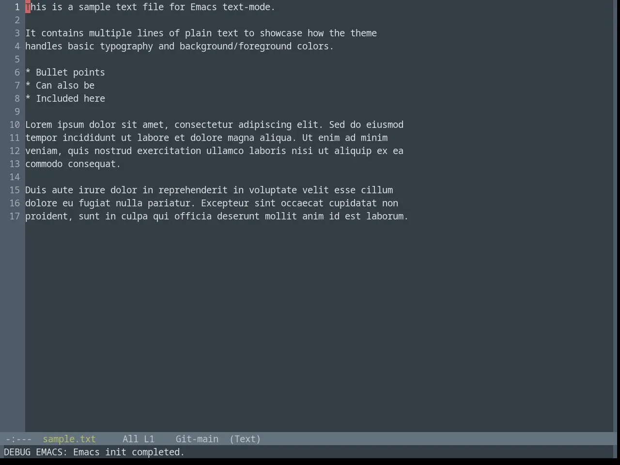 Base16 Yesterday Night Theme in text-mode