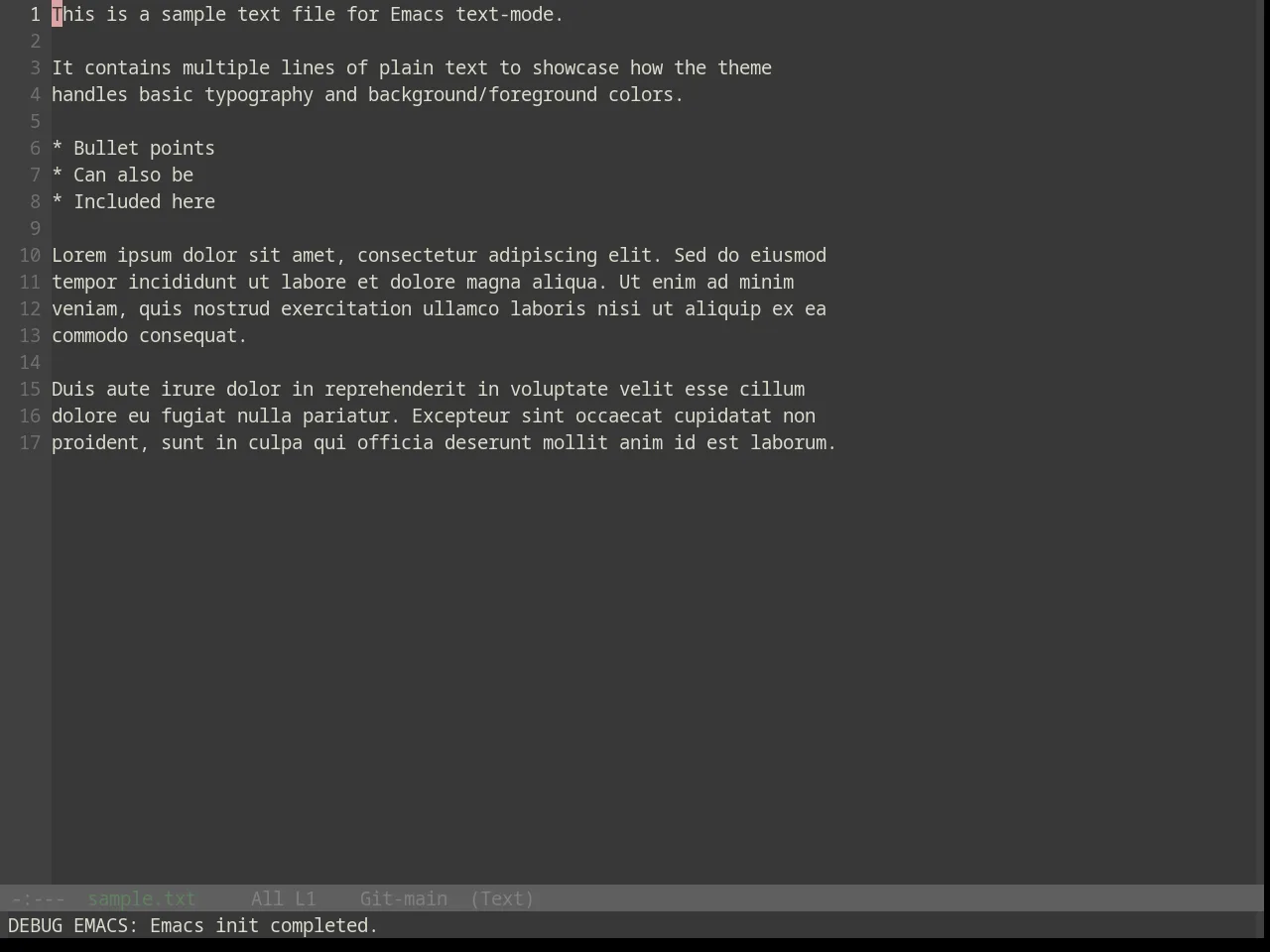 Base16 Zenburn Theme in text-mode