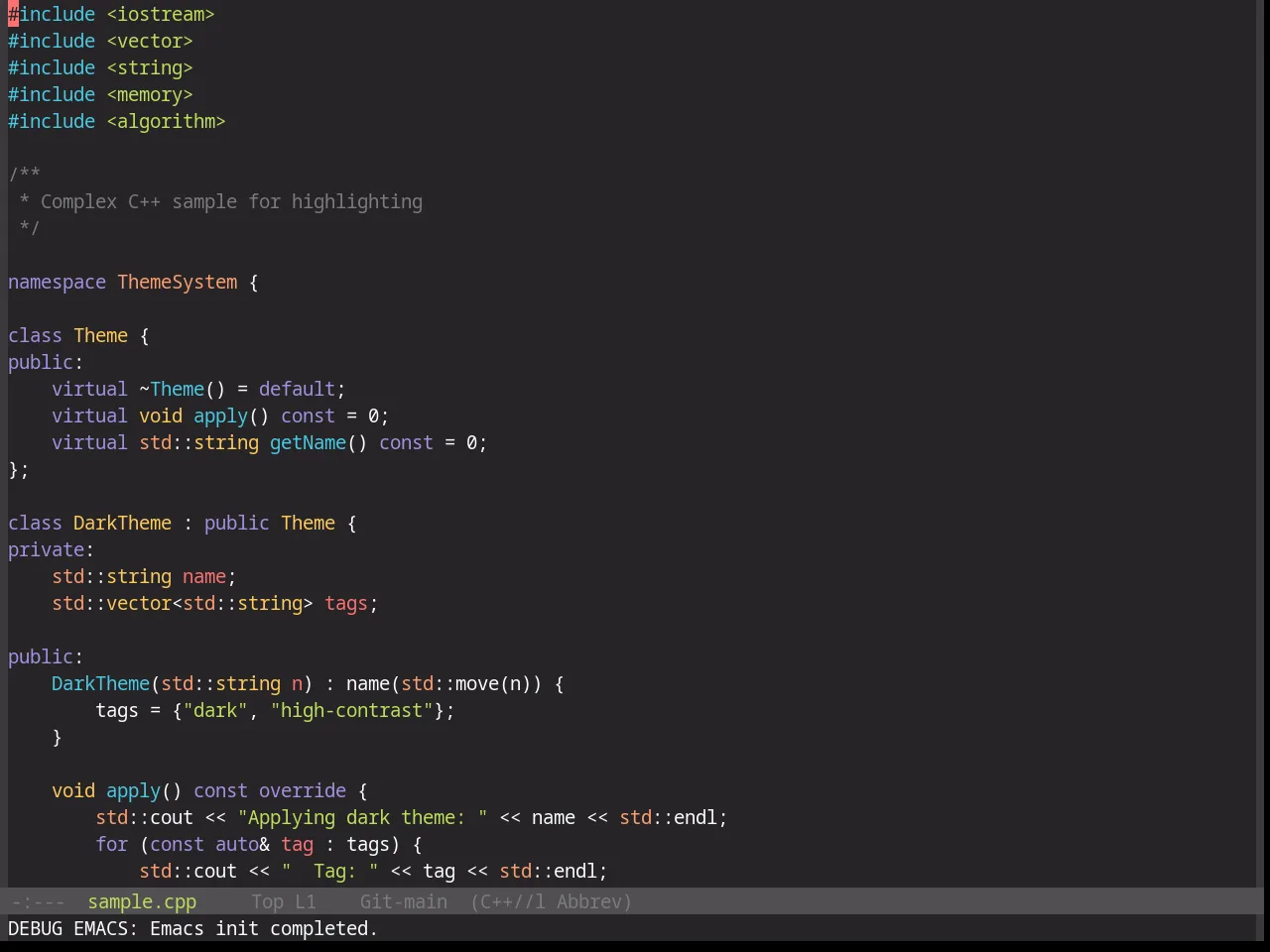 Base16 0x96f Theme in c++-mode