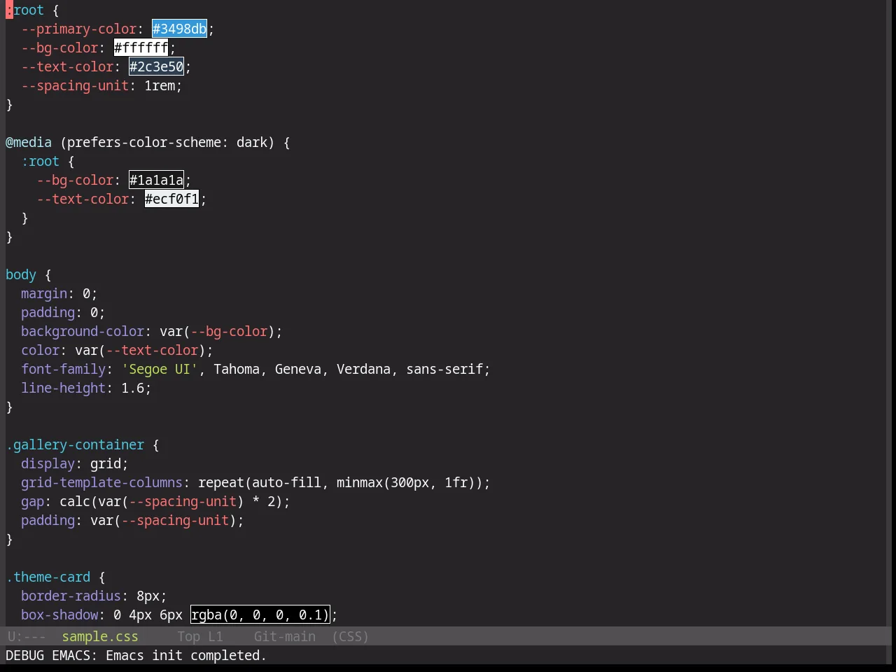 Base16 0x96f Theme in css-mode