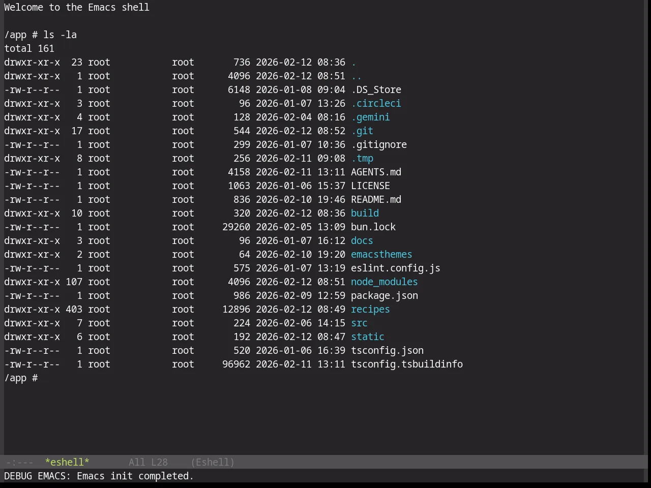 Base16 0x96f Theme in eshell