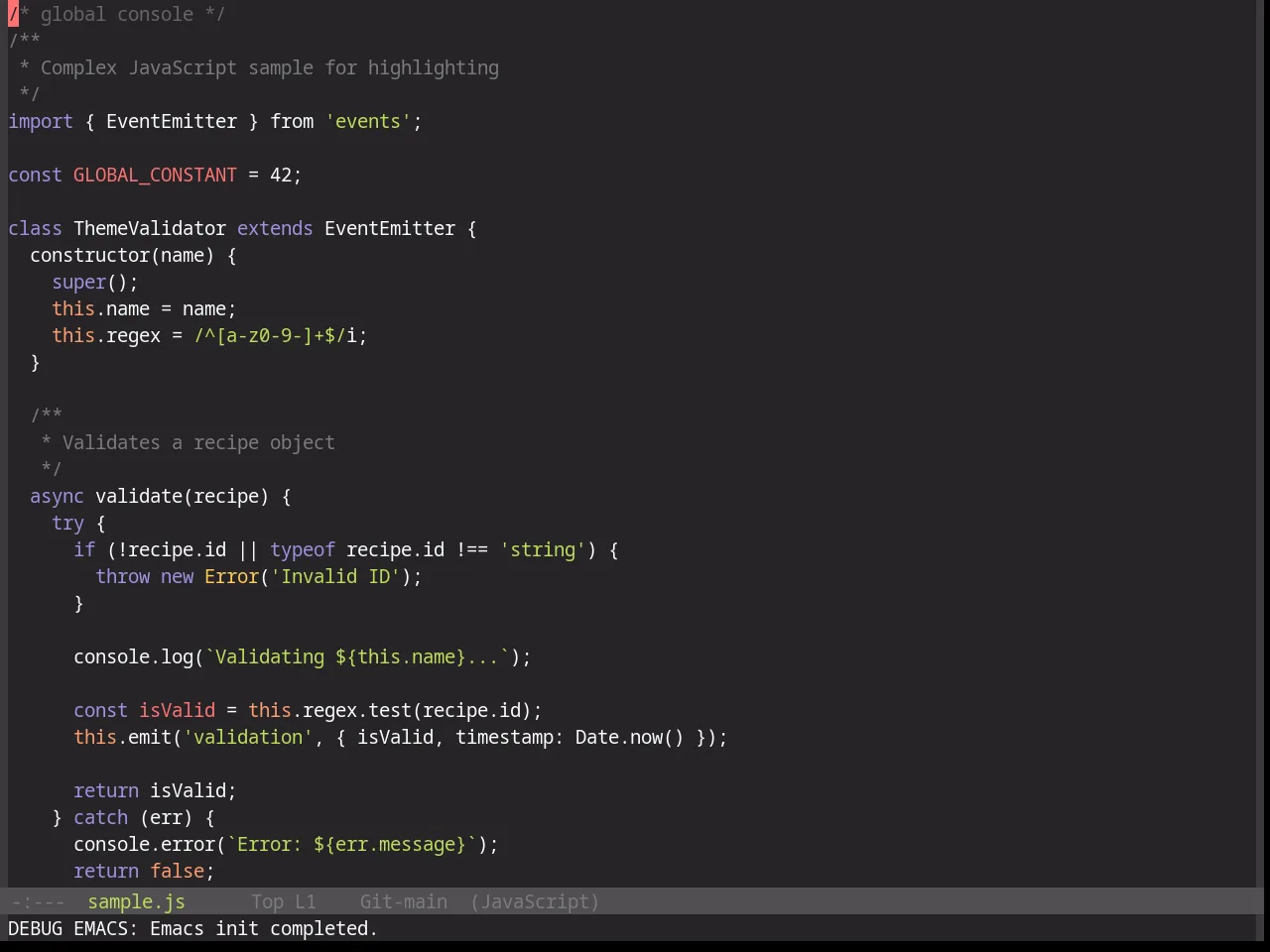 Base16 0x96f Theme in javascript-mode