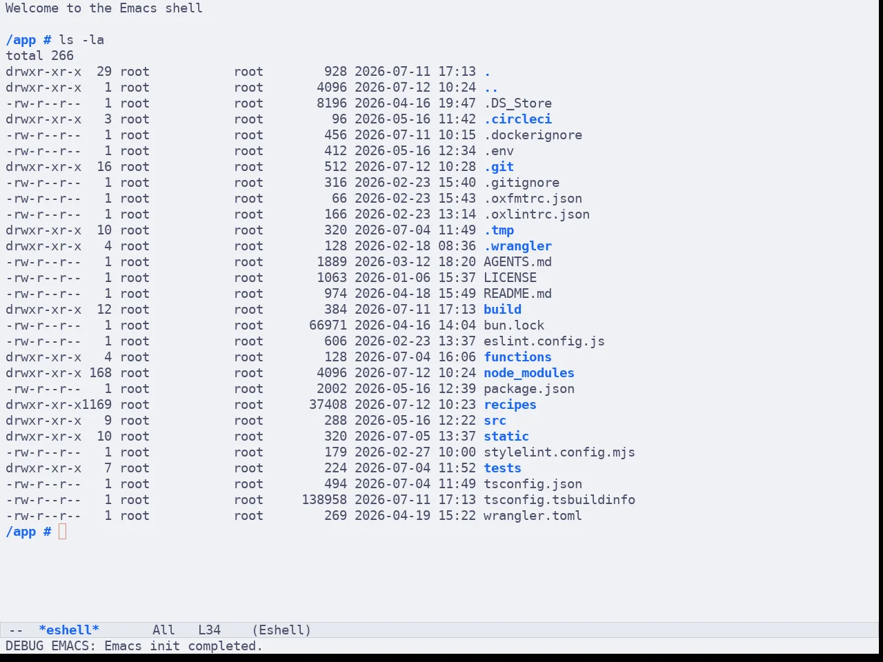 Batppuccin Latte Theme in eshell