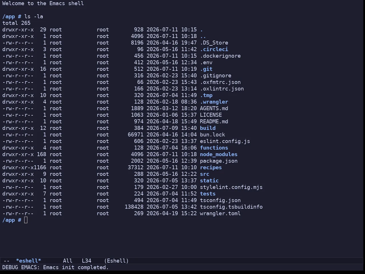 Batppuccin Mocha Theme in eshell