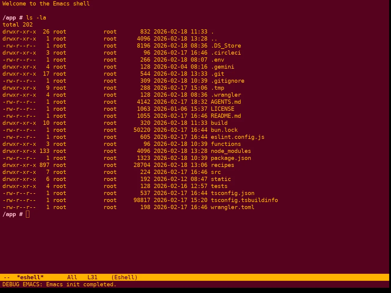 Berry Theme in eshell