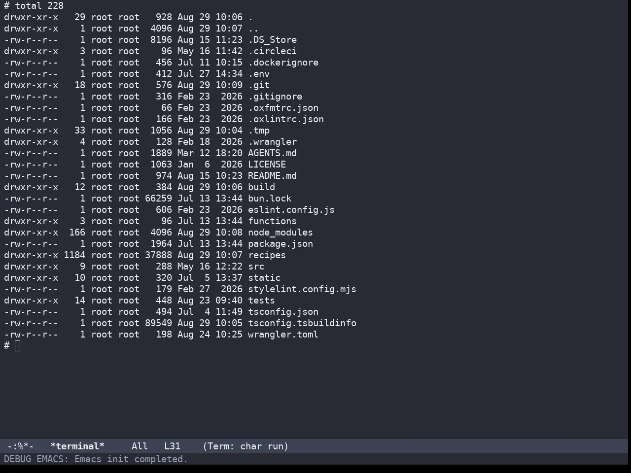 Bespoke Dark Theme in term