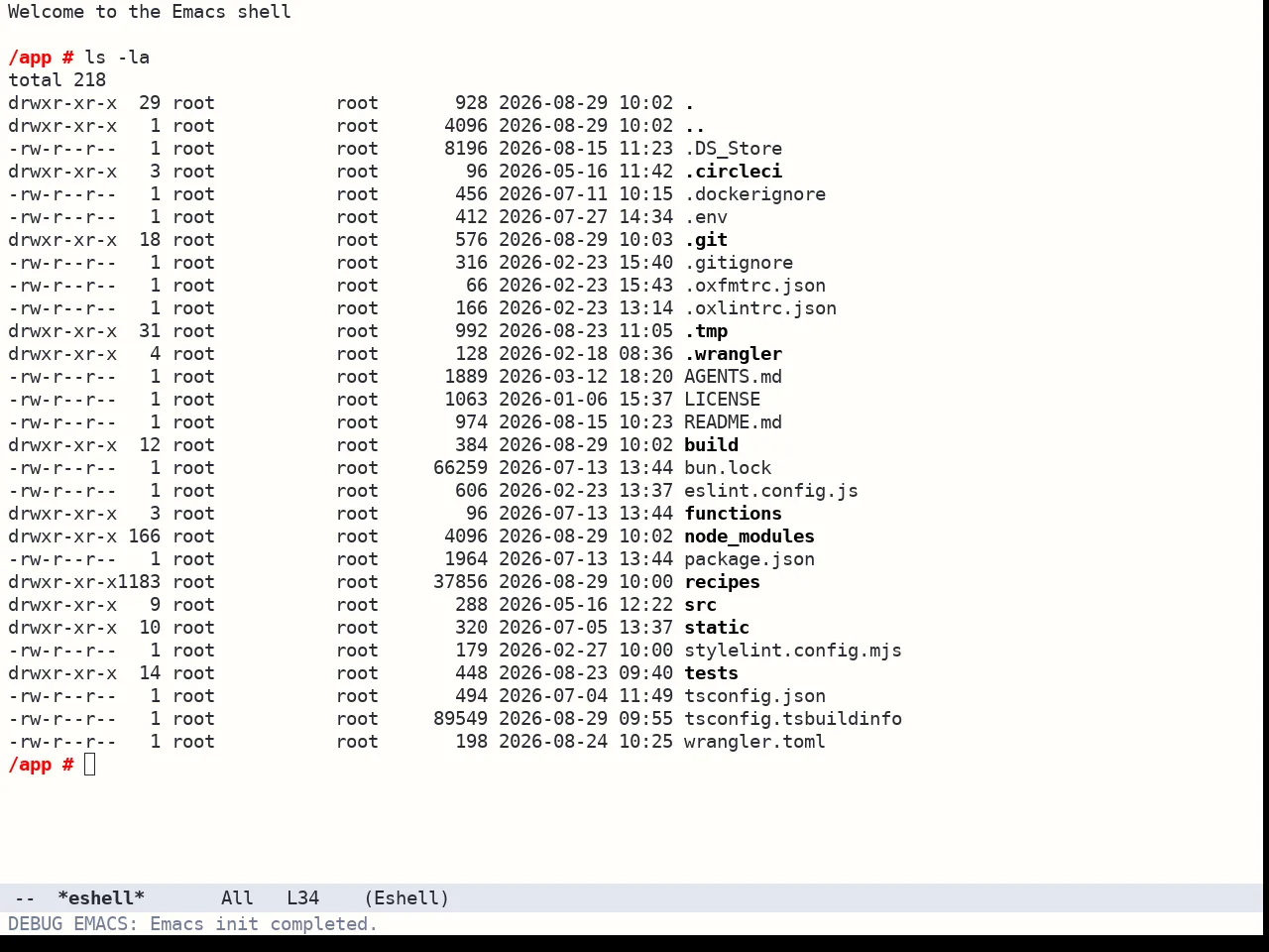 Bespoke Theme in eshell