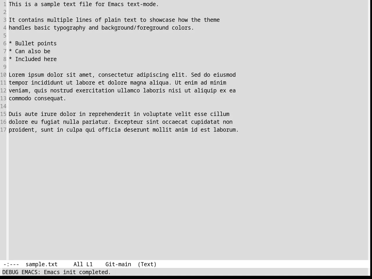 Bharadwaj Theme in text-mode