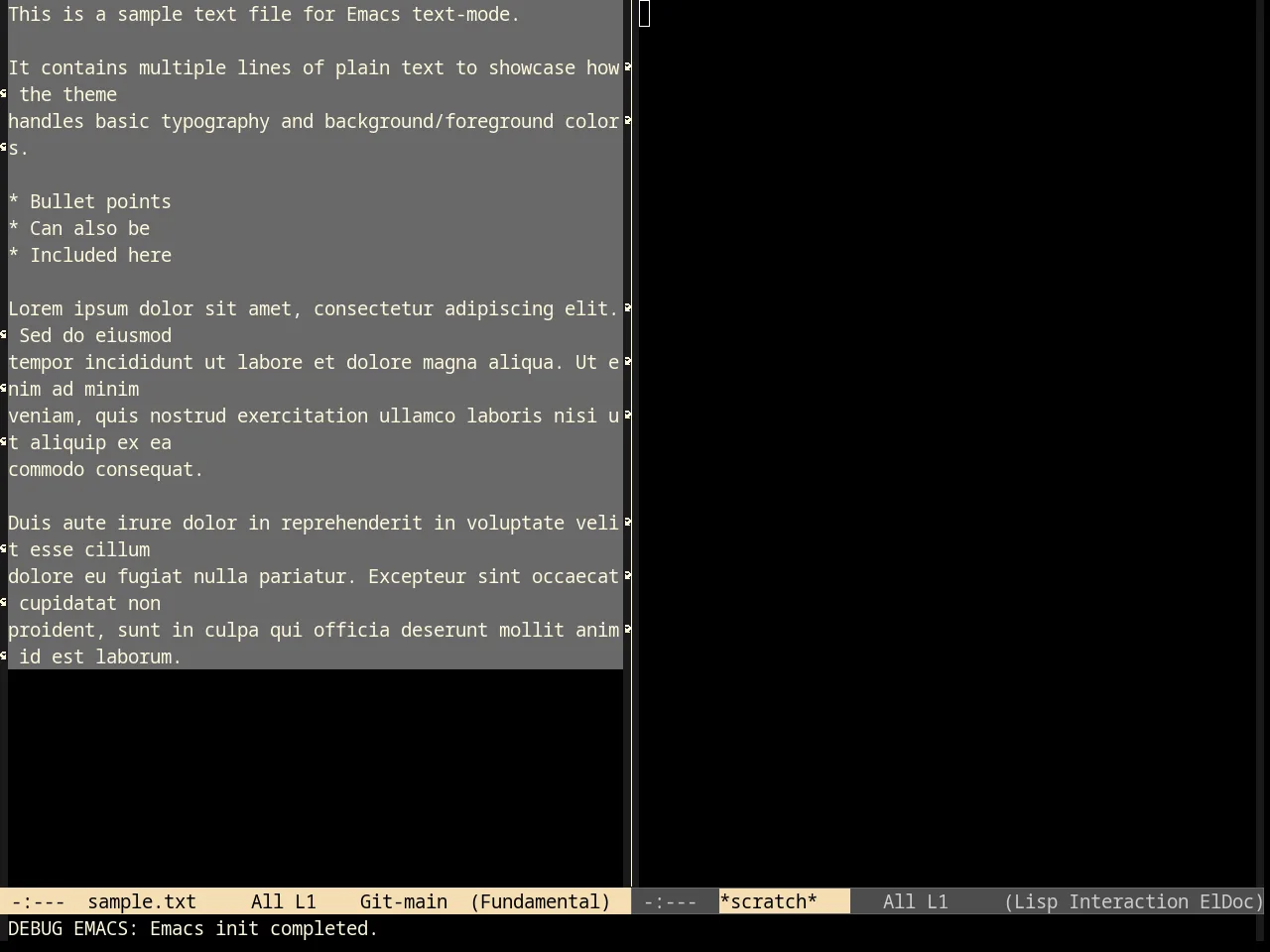 Billw Theme in fundamental-mode