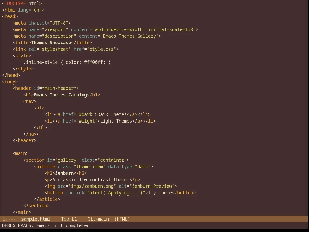 Birds of Paradise Plus Theme in html-mode