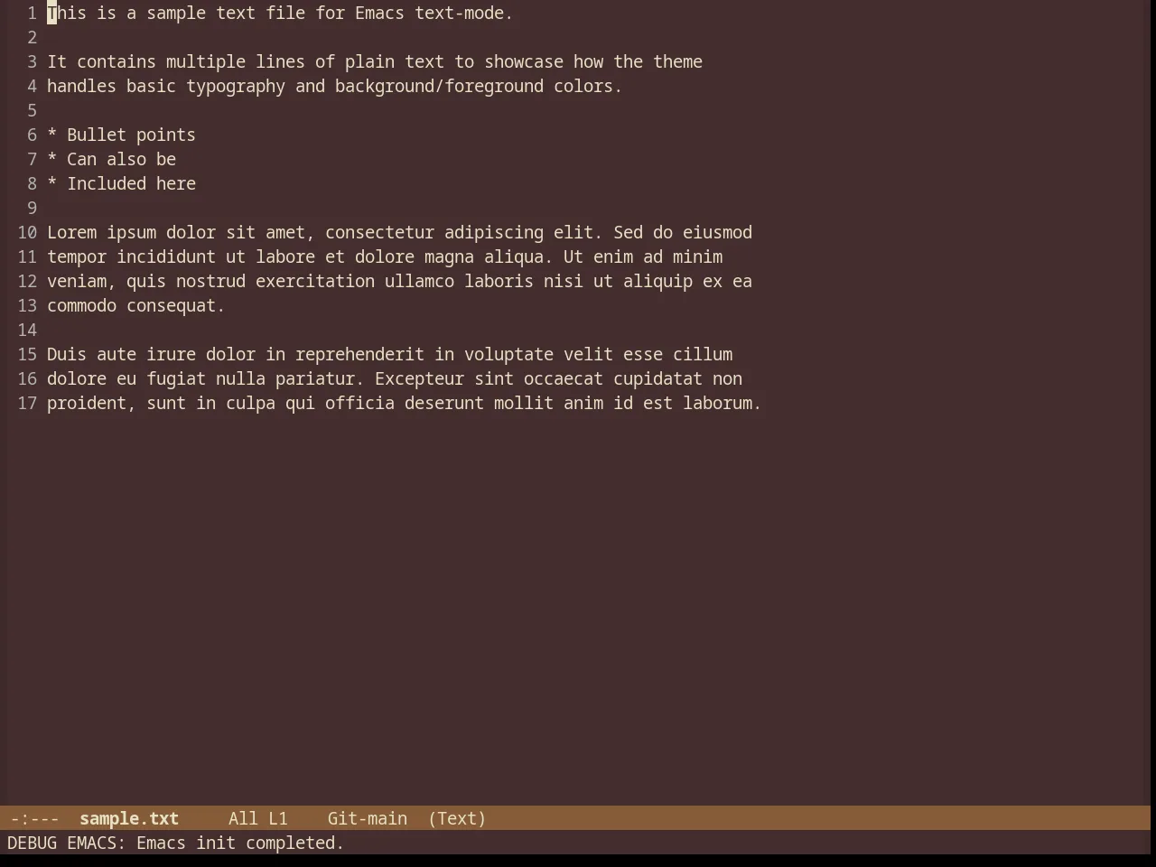 Birds of Paradise Plus Theme in text-mode