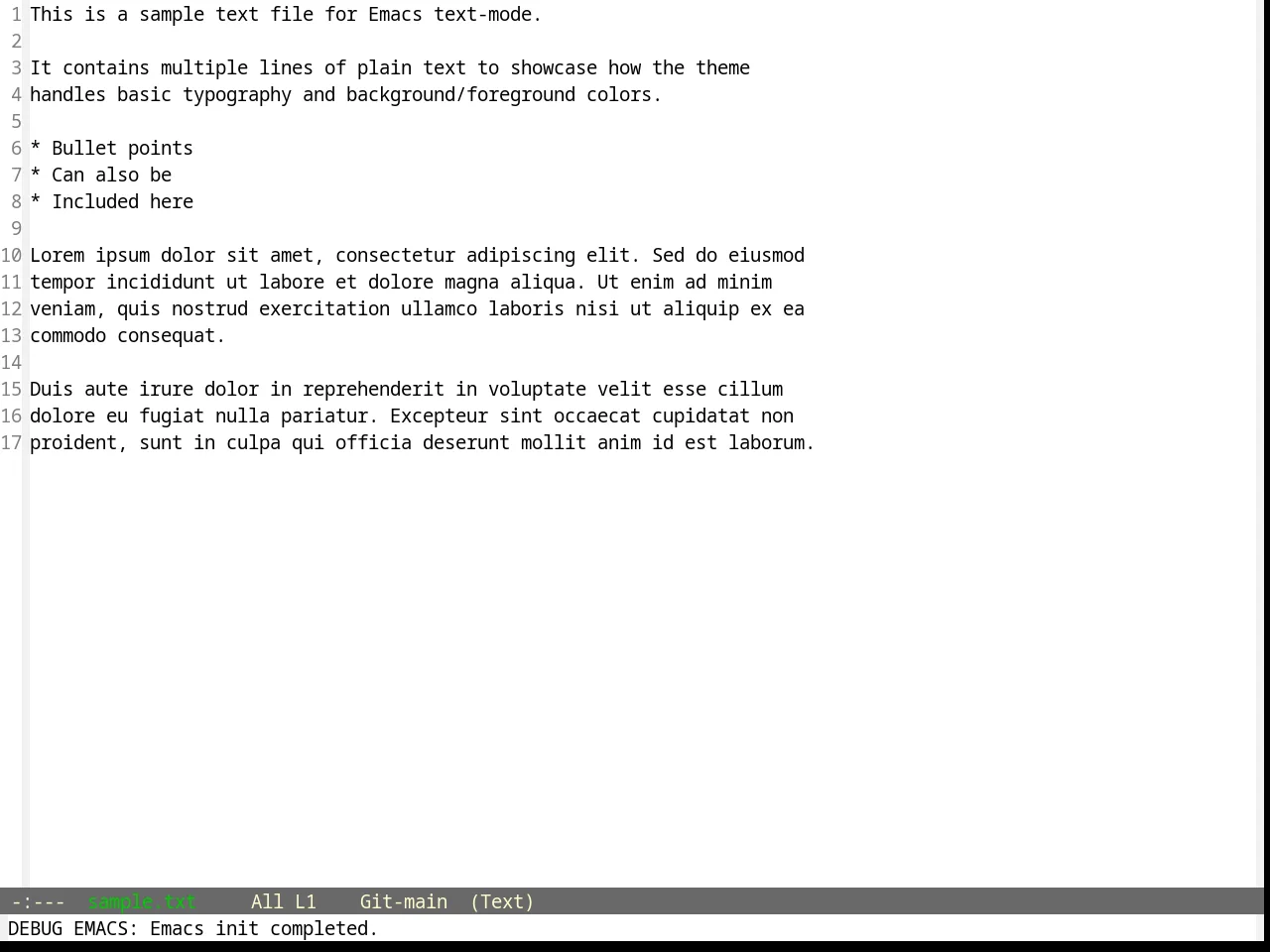 Blippblopp Theme in text-mode