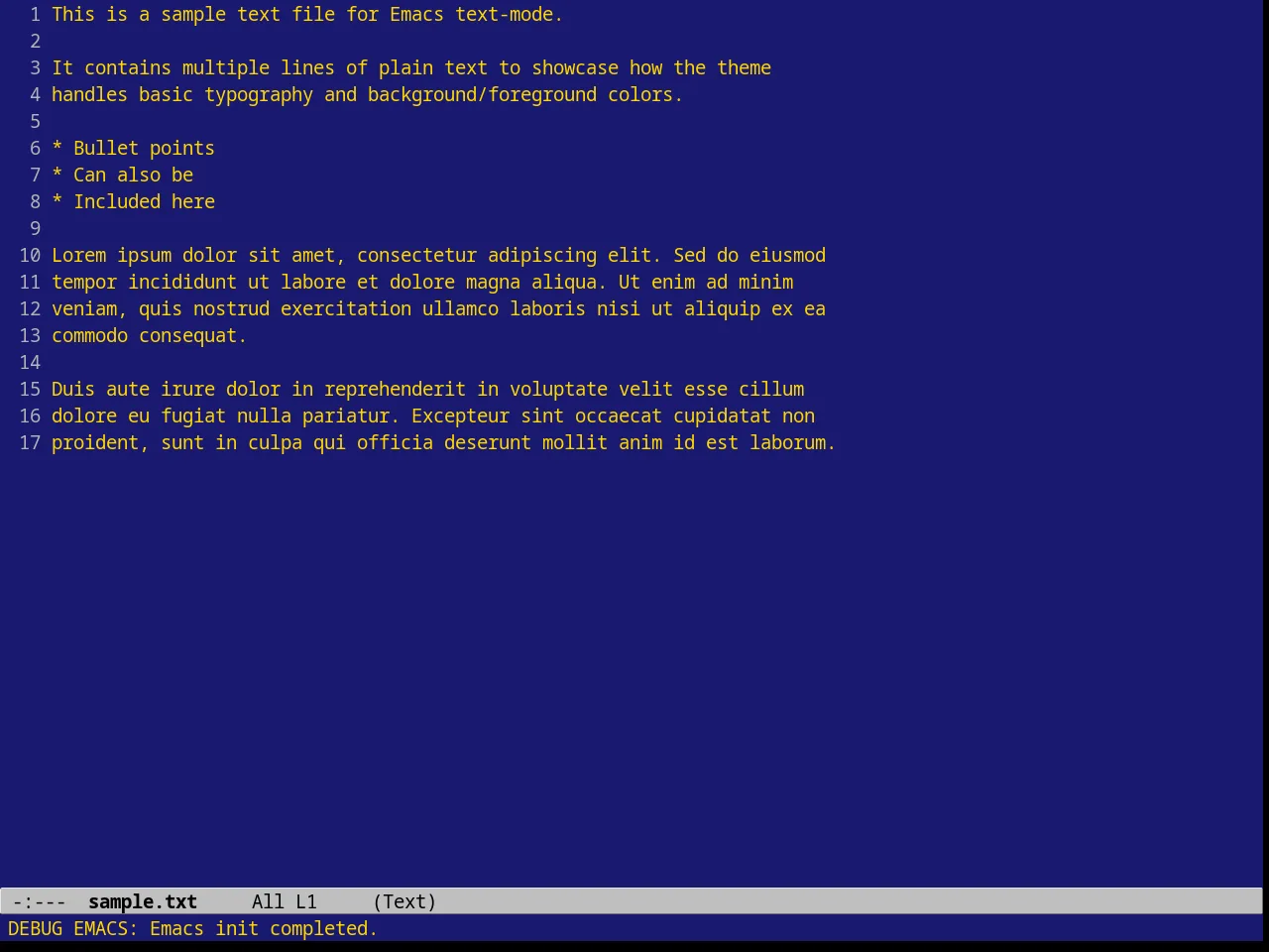 Borland Blue Theme in text-mode