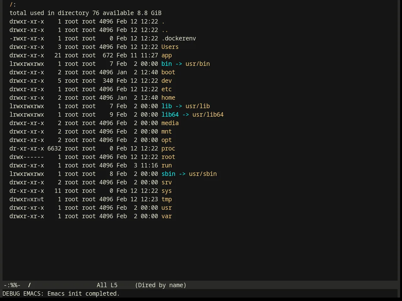 Boron Theme in dired