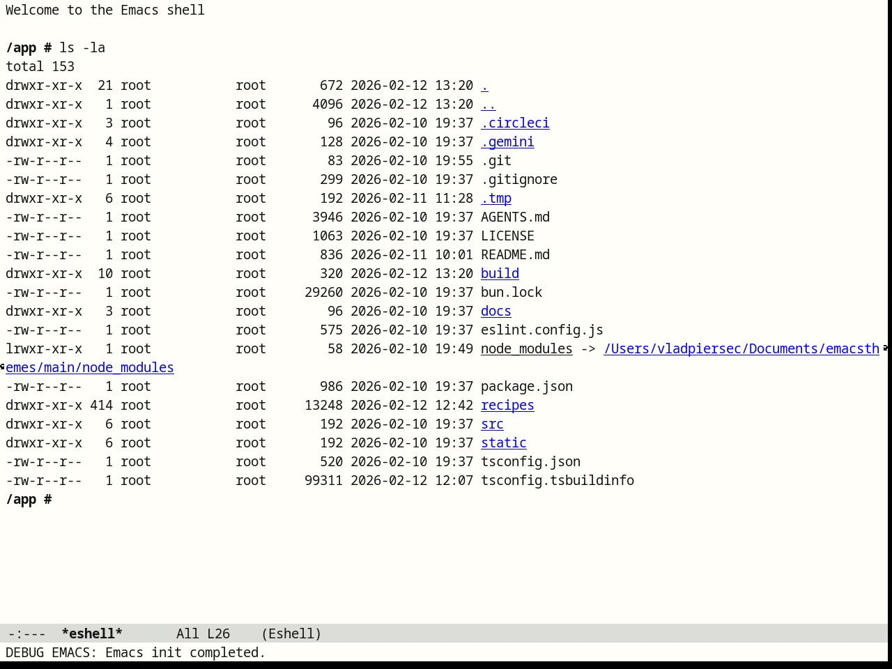 Brutalist Theme in eshell