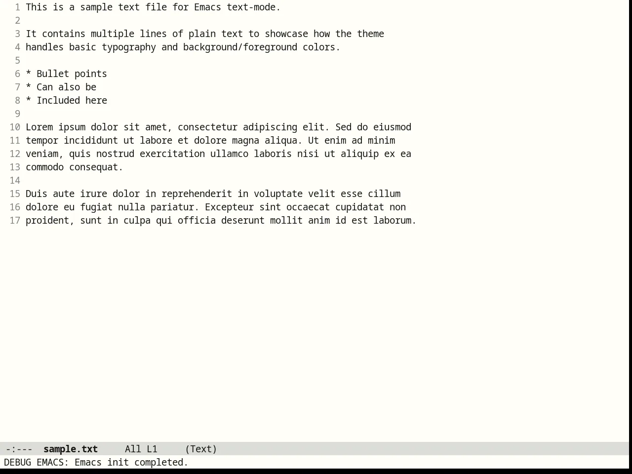 Brutalist Theme in text-mode