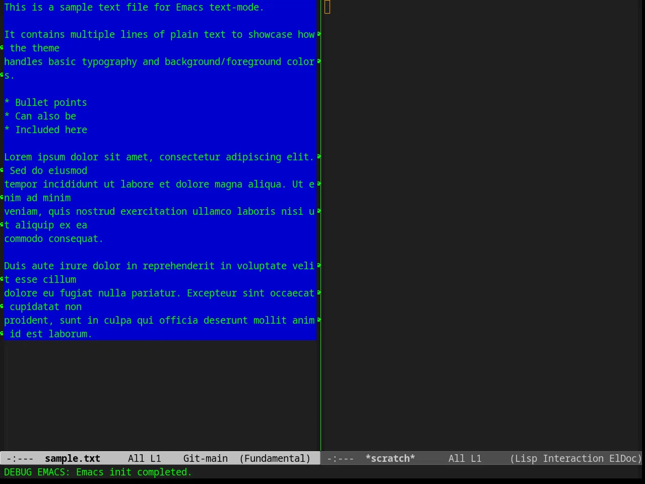 Calm Forest Theme in fundamental-mode