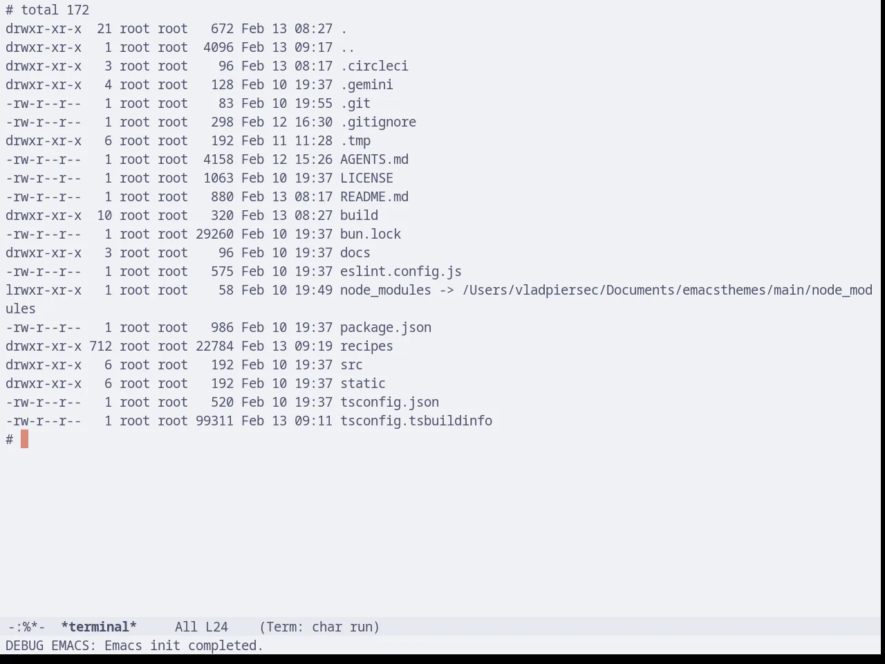 Catppuccin Latte Theme in term