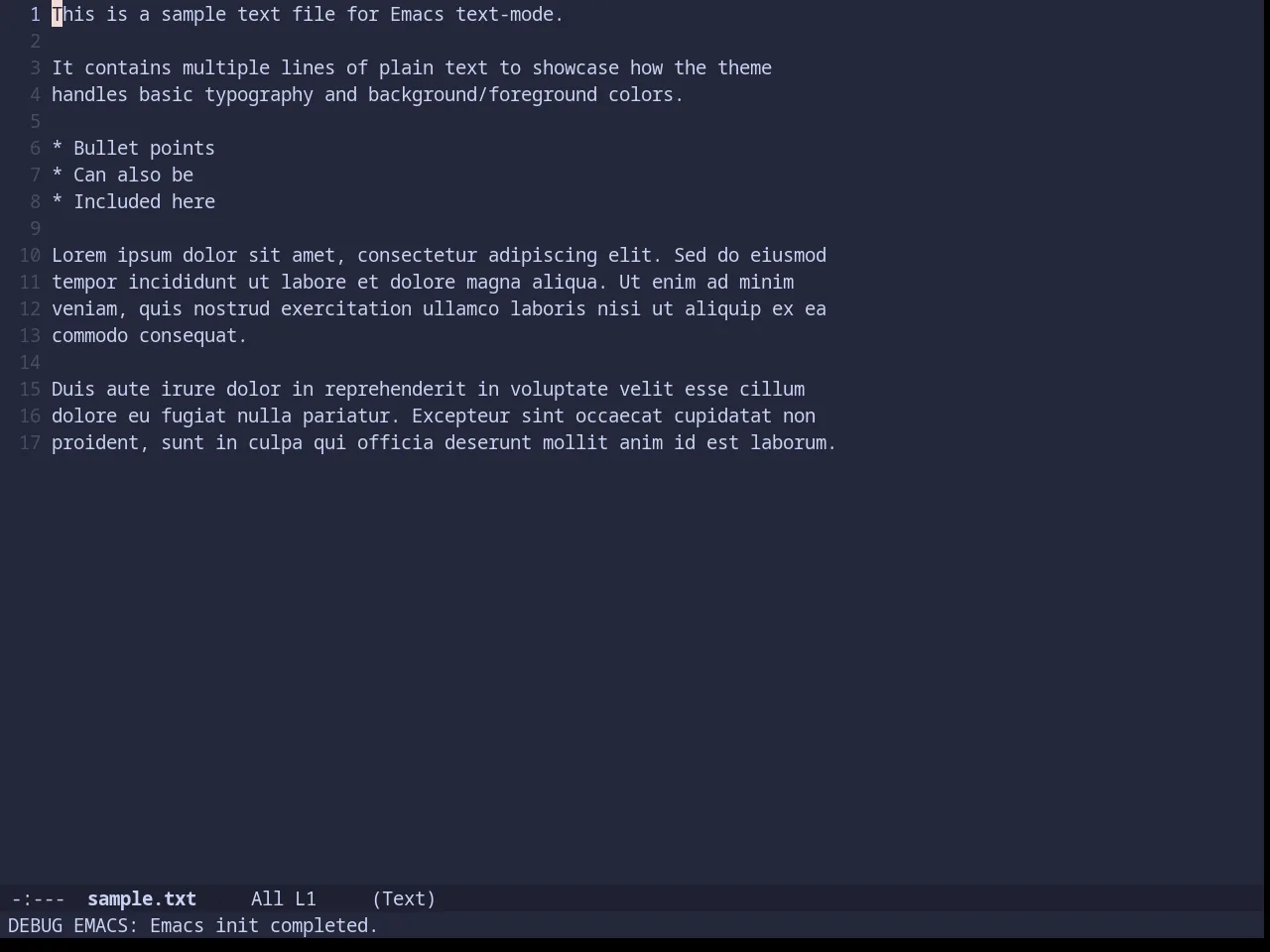 Catppuccin Macchiato Theme in text-mode