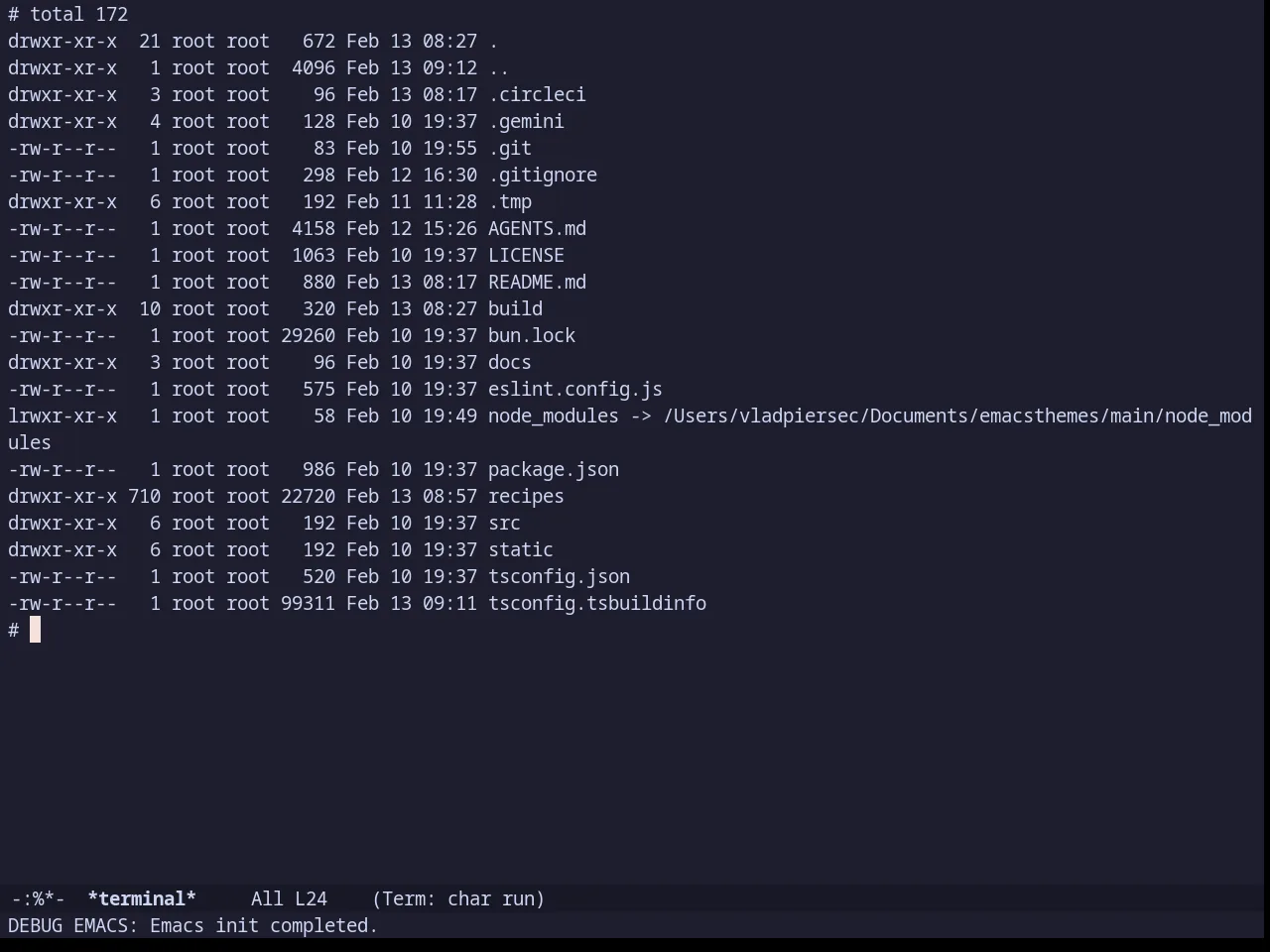 Catppuccin Mocha Theme in term