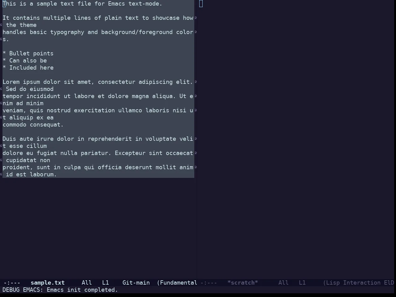 Challenger Deep Theme in fundamental-mode