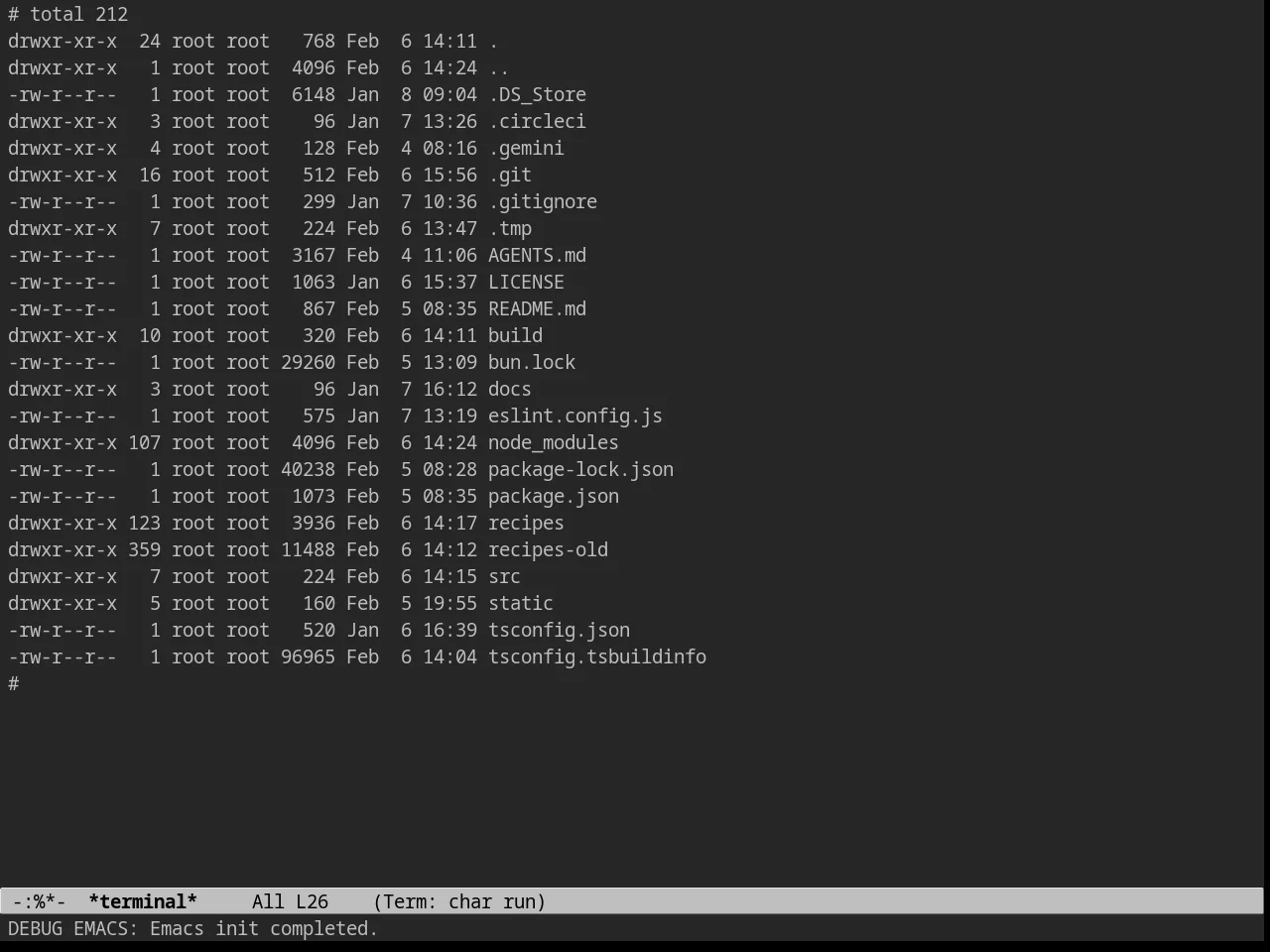 Charcoal Black Theme in term