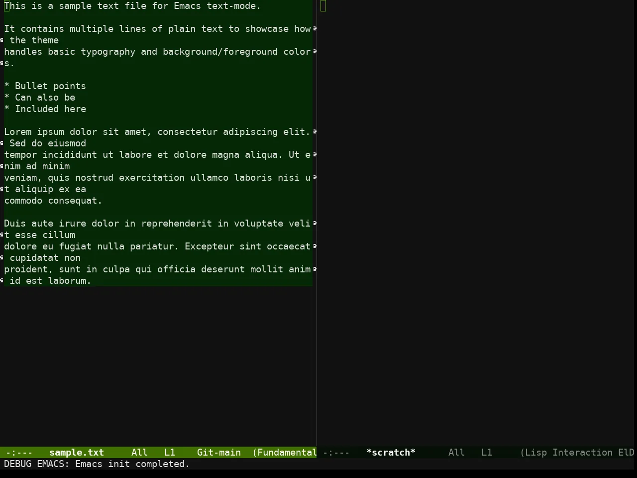 Chyla Dark Theme in fundamental-mode